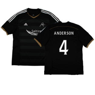 Aberdeen 2014-15 Away Shirt (XL) (Anderson 4) (Excellent)