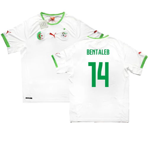 Algeria 2014-15 Home Shirt (M) (Bentaleb 14) (Fair)