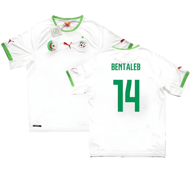 Algeria 2014-15 Home Shirt (M) (Bentaleb 14) (Fair)