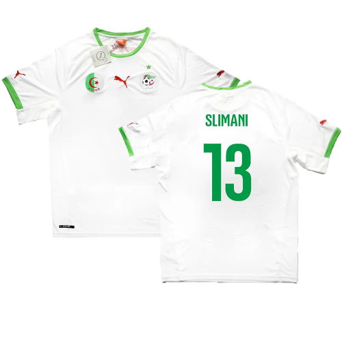 Algeria 2014-15 Home Shirt (M) (Slimani 13) (Fair)