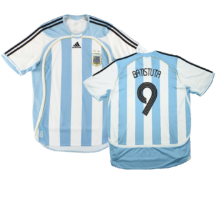 Argentina 2006-2007 Home Shirt (Good) (BATISTUTA 9)