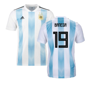 Argentina 2018-19 Home Shirt (XL) (Excellent) (Banega 19)