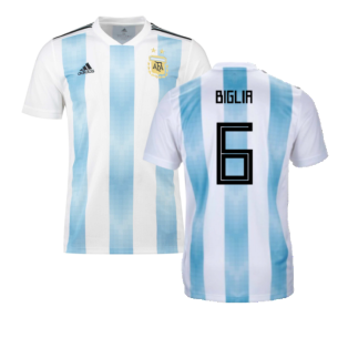 Argentina 2018-19 Home Shirt (XL) (Excellent) (Biglia 6)