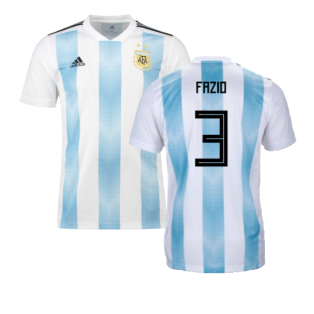 Argentina 2018-19 Home Shirt (XL) (Excellent) (Fazio 3)
