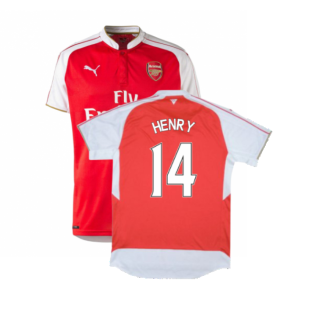 Arsenal 2015-16 Home Shirt (L) (HENRY 14) (Excellent)