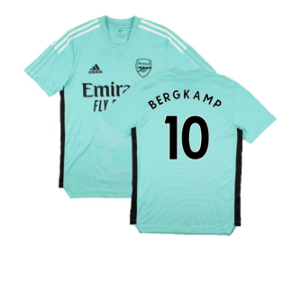 Arsenal 2021-2022 Adidas Training Shirt (XS) (BERGKAMP 10) (Excellent)