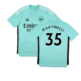 Arsenal 2021-2022 Adidas Training Shirt (XS) (MARTINELLI 35) (Excellent)