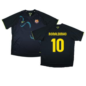 Barcelona 2008-09 Nike Training Shirt (2XL) (RONALDINHO 10) (Excellent)