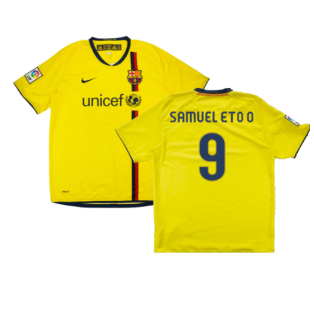 Barcelona 2008-10 Away Shirt (M) (Samuel Eto O 9) (Very Good)