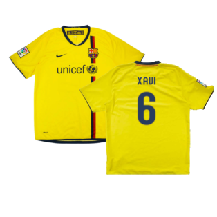 Barcelona 2008-10 Away Shirt (M) (Xavi 6) (Very Good)