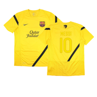 Barcelona 2011-12 Nike Training Shirt (S) (Messi 10) (Excellent)