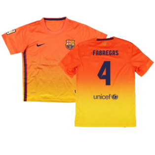 Barcelona 2012-13 Away Shirt (Sponsorless) (LB) (FABREGAS 4) (Very Good)