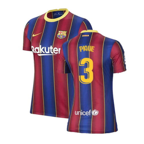 Barcelona 2020-21 Home Shirt (Womens) (Large 16-18) (Excellent) (PIQUE 3)