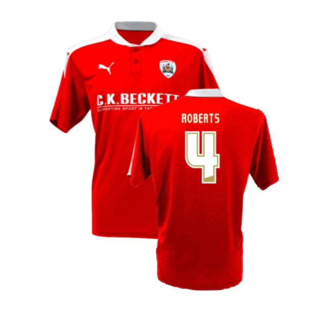 Barnsley 2015-16 Home Shirt (L) (Excellent) (Roberts 4)