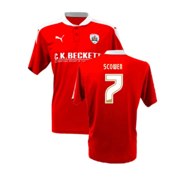 Barnsley 2015-16 Home Shirt (L) (Excellent) (Scowen 7)