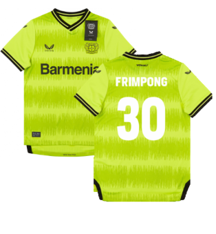 Bayer Leverkusen 2022-23 GK Home Shirt (M) (FRIMPONG 30) (BNWT)