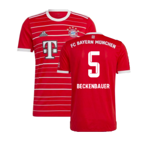 Bayern Munich 2022-23 Home Shirt (M) (BECKENBAUER 5) (Excellent)