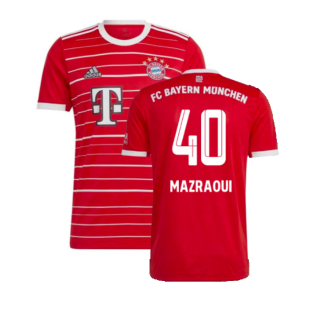 Bayern Munich 2022-23 Home Shirt (M) (MAZRAOUI 40) (Excellent)