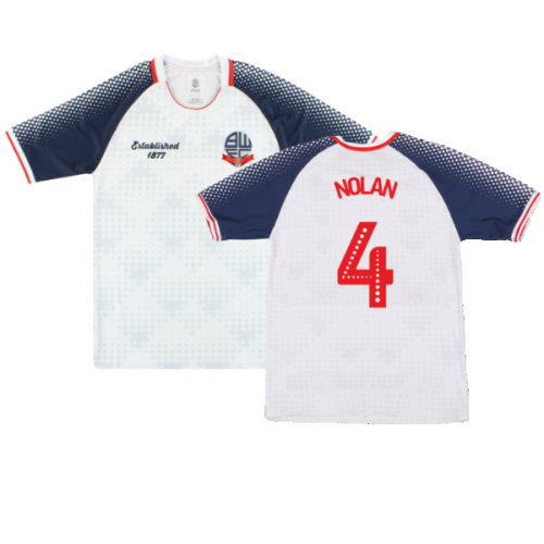 Bolton Wanderers 2019-20 Home Shirt (Sponsorless) (M) (Mint) (Nolan 4)