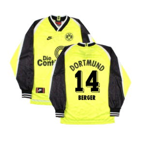Borussia Dortmund 1995-96 Long Sleeve Home Shirt (S) (Excellent)
