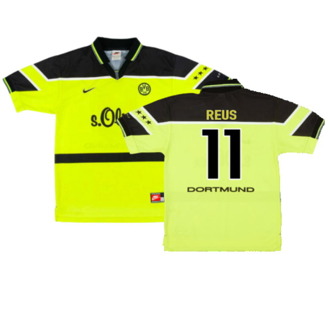 Borussia Dortmund 1997-1998 Home Shirt (XXL) (Very Good) (Reus 11)