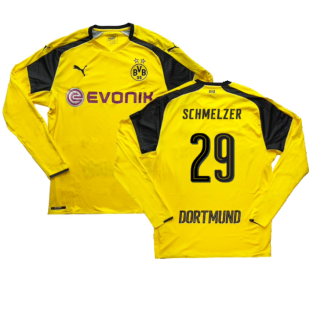 Borussia Dortmund 2016-17 Long Sleeve European Home Shirt (L) (Schmelzer 29) (Excellent)