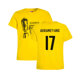 Borussia Dortmund 2016-17 Puma German Cup T Shirt (L) (Aubameyang 17) (BNWT)