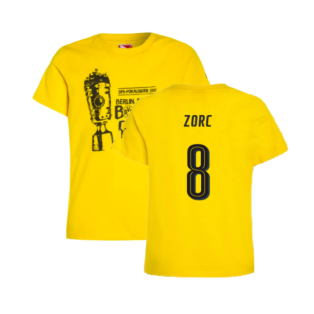 Borussia Dortmund 2016-17 Puma German Cup T Shirt (L) (Zorc 8) (BNWT)
