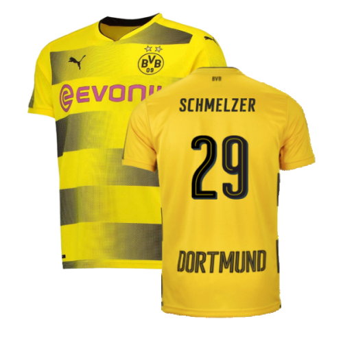 Borussia Dortmund 2017-18 Home Shirt (S) (Very Good) (Schmelzer 29)