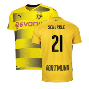 Borussia Dortmund 2017-18 Home Shirt (S) (Very Good) (Schurrle 21)