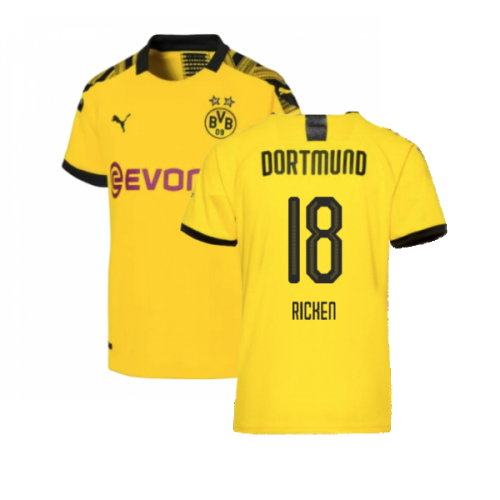 Borussia Dortmund 2019-20 Home Shirt (L) (Excellent) (RICKEN 18)