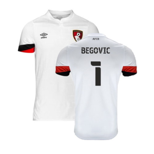Bournemouth 2021-22 Away Shirt (Sponsorless) (XXL) (Begovic 1) (Excellent)
