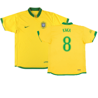 Brazil 2006-08 Home Shirt (L) (Excellent) (Kaka 8)