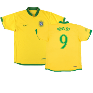 Brazil 2006-2008 Home Shirt (XXL) (Good) (Ronaldo 9)
