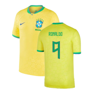 Brazil 2022-23 Home Shirt (Baby) (3-6 months) (Excellent) (Ronaldo 9)
