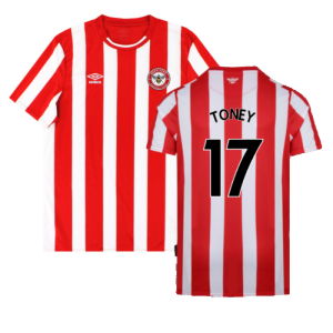 Brentford 2021-23 Home Shirt (XXL) (Mint) (TONEY 17)