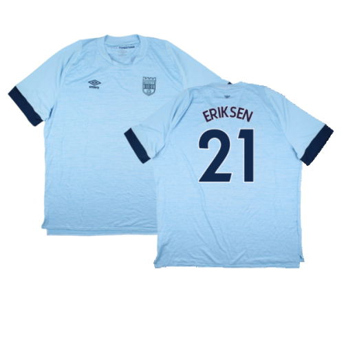 Brentford 2022-24 Away Shirt (Sponsorless) (3XL) (Excellent) (ERIKSEN 21)