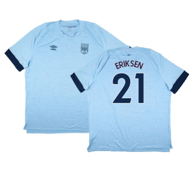 Brentford 2022-24 Away Shirt (Sponsorless) (3XL) (Excellent) (ERIKSEN 21)