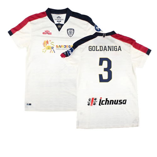 Cagliari 2022-23 Away Shirt (S) (Goldaniga 3) (BNWT)