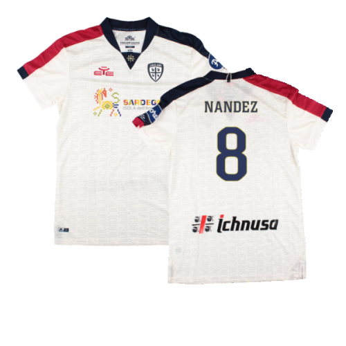 Cagliari 2022-23 Away Shirt (S) (Nandez 8) (BNWT)