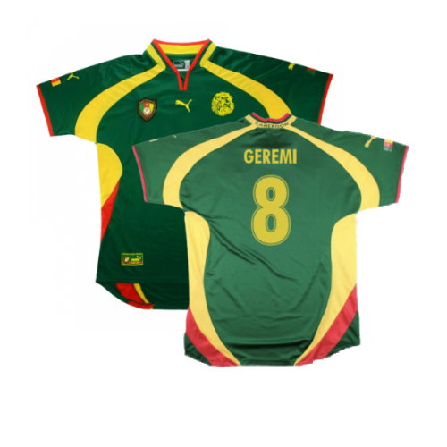 Cameroon 2000-02 Home Shirt (XL) (Very Good) (Geremi 8)