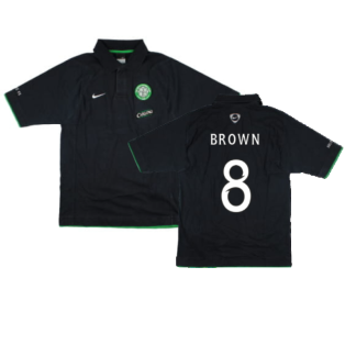 Celtic 2013-15 Nike Polo Shirt (M) (Brown 8) (Very Good)