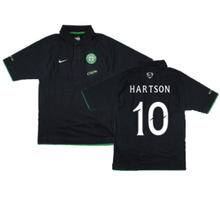 Celtic 2013-15 Nike Polo Shirt (M) (Hartson 10) (Very Good)