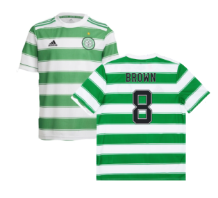 Celtic 2021-22 Home Shirt (Sponsorless) (L) (BROWN 8) (Good)