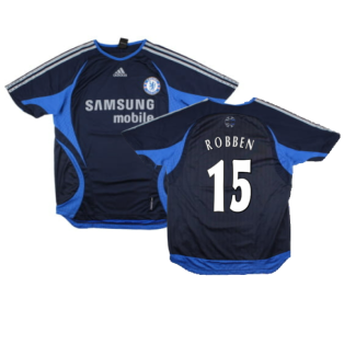 Chelsea 2006-07 Adidas Training Shirt (L) (ROBBEN 15) (Excellent)