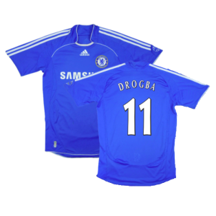 Chelsea 2006-08 Home Shirt (L) (DROGBA 11) (Very Good)