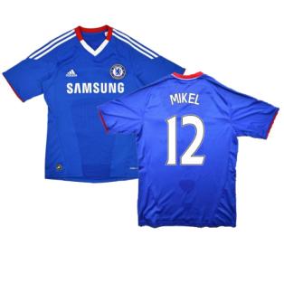 Chelsea 2010-2011 Home Shirt (XS) (Mikel 12) (Excellent)