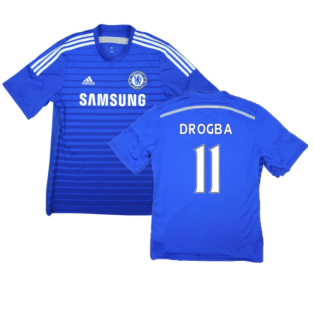 Chelsea 2014-15 Home Shirt (Womens L 1) (Drogba 11) (Good)