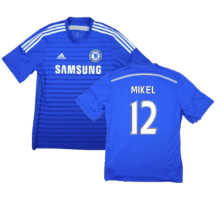 Chelsea 2014-15 Home Shirt (XL) (Mikel 12) (Good)