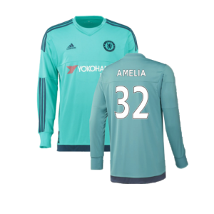 Chelsea 2015-16 Long Sleeve Goalkeeper Home Shirt (M) (Very Good)